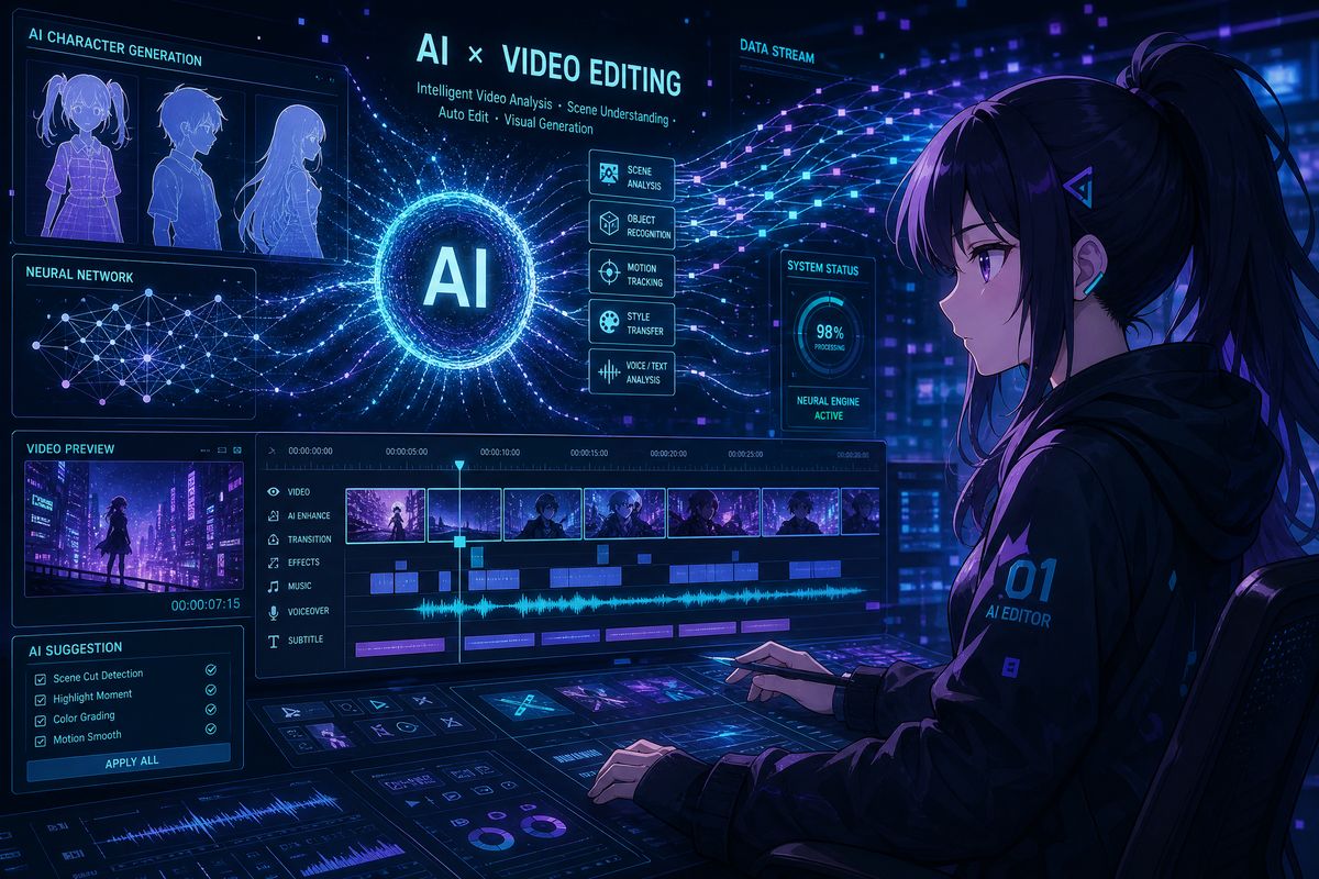 女神视频AI赋能动漫